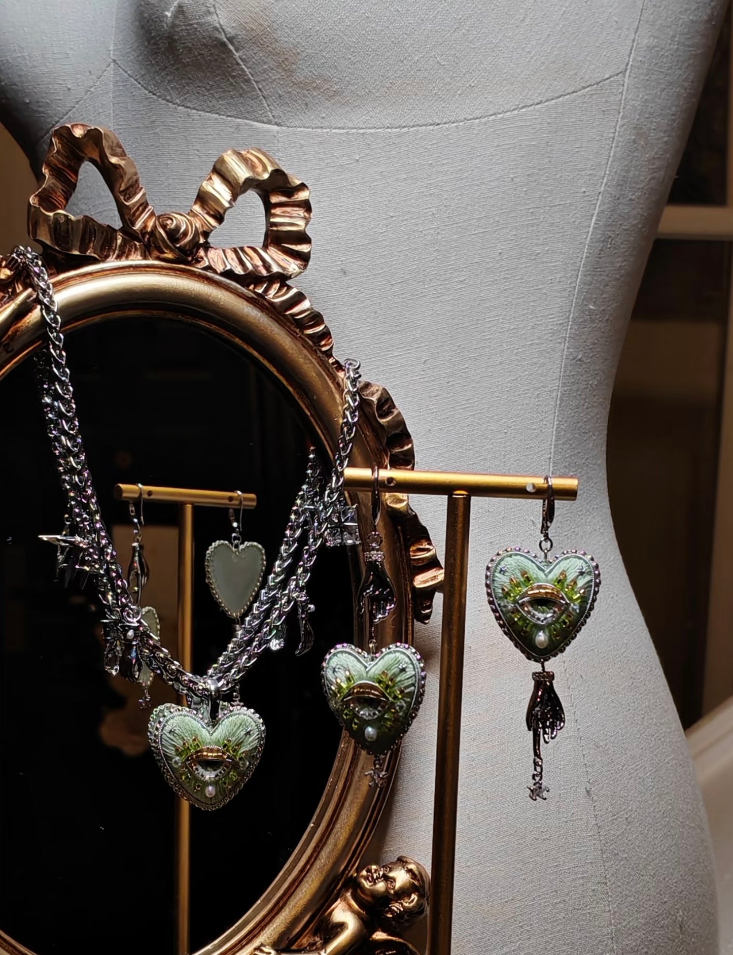 Mint Green Heart Set