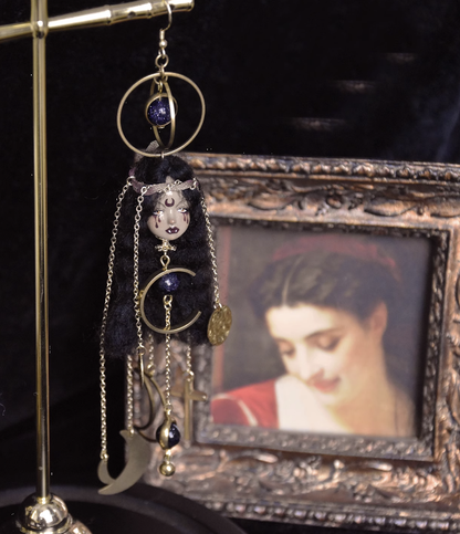 Handcraft Moon Goddess Earrings
