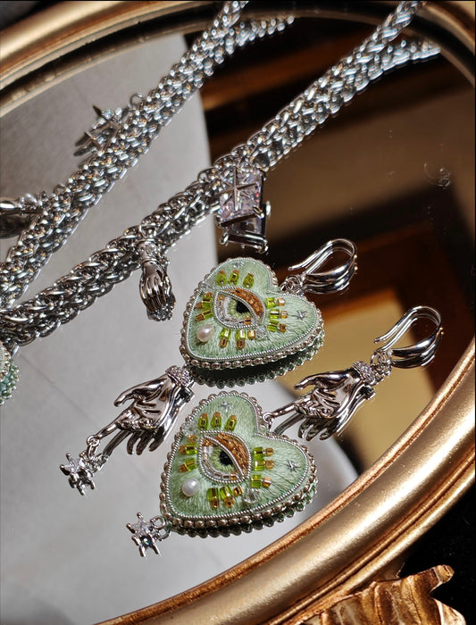 Mint Green Heart Set