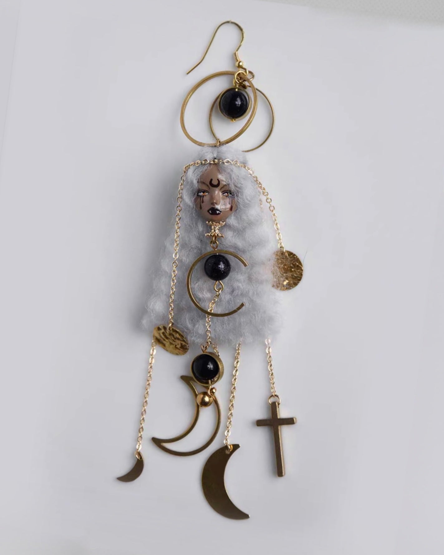 Handcraft Moon Goddess Earrings