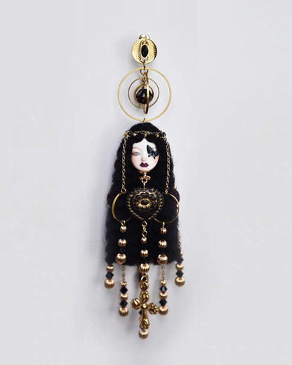 Handcraft Grey/Black Cosette Earrings